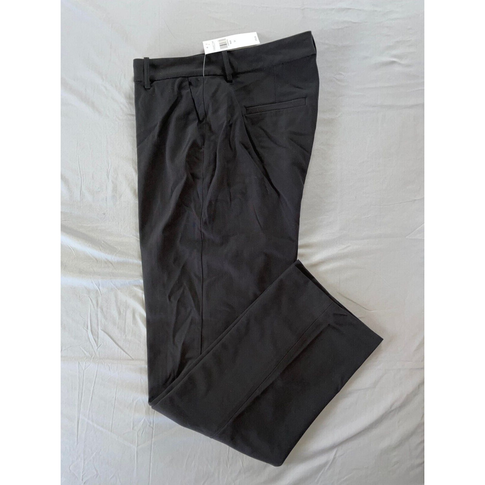Coldwater Creek Straight Leg Stretch Trouser Pants. Black, Women's 10. NWT!!
